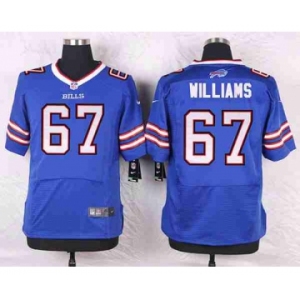 nike nfl jerseys buffalo bills #67 williams blue[Elite]