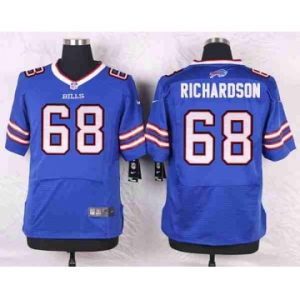 nike nfl jerseys buffalo bills #68 richardson blue[Elite]