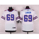 nike nfl jerseys buffalo bills #69 larsen white[Elite]