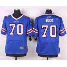 nike nfl jerseys buffalo bills #70 wood blue[Elite]