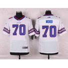 nike nfl jerseys buffalo bills #70 wood white[Elite]