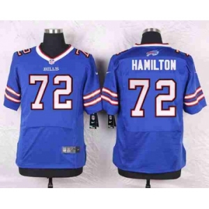 nike nfl jerseys buffalo bills #72 hamilton blue[Elite]