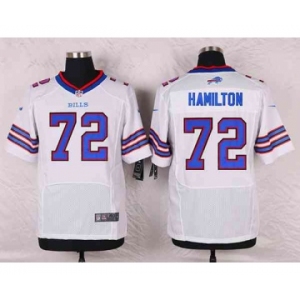 nike nfl jerseys buffalo bills #72 hamilton white[Elite]