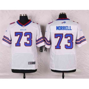 nike nfl jerseys buffalo bills #73 morrell white[Elite]