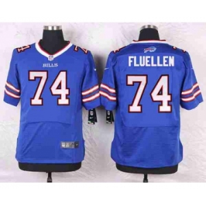 nike nfl jerseys buffalo bills #74 fluellen blue[Elite][fluellen]