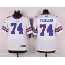 nike nfl jerseys buffalo bills #74 fluellen white[Elite][fluellen]