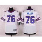 nike nfl jerseys buffalo bills #76 miller white[Elite]