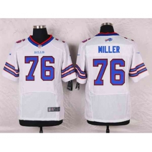 nike nfl jerseys buffalo bills #76 miller white[Elite]