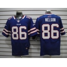 nike nfl jerseys buffalo bills #86 nelson blue[Elite]