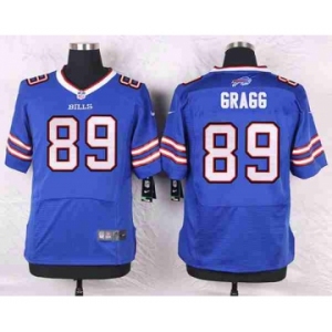 nike nfl jerseys buffalo bills #89 gragg blue[Elite]