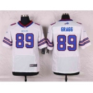 nike nfl jerseys buffalo bills #89 gragg white[Elite]