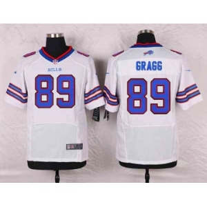 nike nfl jerseys buffalo bills #89 gragg white[Elite]