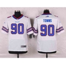 nike nfl jerseys buffalo bills #90 towns white[Elite]