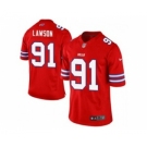 nike nfl jerseys buffalo bills #91 lawson red[Elite]