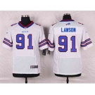 nike nfl jerseys buffalo bills #91 lawson white[Elite]