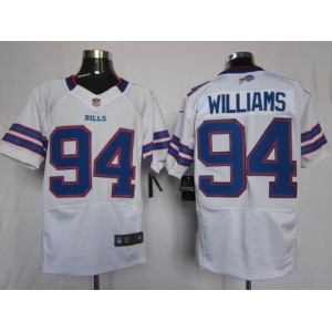 nike nfl jerseys buffalo bills #94 williams white[elite]