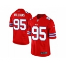 nike nfl jerseys buffalo bills #95 williams red[Elite][williams]