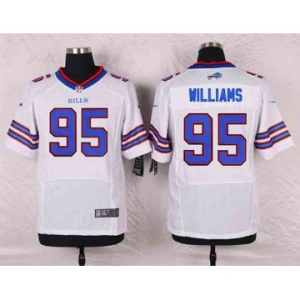 nike nfl jerseys buffalo bills #95 williams white[Elite][williams]