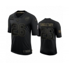 Buffalo Bills #26 Devin Singletary Black 2020 Salute to Service Limited Jersey