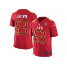 Buffalo Bills #53 Zach Brown Men's Nike Buffalo Bills #53 Zach Brown Limited Red 2017 Pro Bowl NFL Jersey