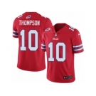 Men Nike Buffalo Bills #10 Deonte Thompson Elite Red Rush Vapor Untouchable NFL Jersey