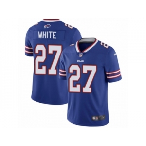 Men Nike Buffalo Bills #27 TreDavious White Royal Blue Team Color Vapor Untouchable Limited Player NFL Jersey