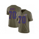 Men Nike Buffalo Bills #70 Eric Wood Limited Olive 2017 Salute to Service NFL Jersey