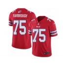 Men Nike Buffalo Bills #75 Eddie Yarbrough Limited Red Rush Vapor Untouchable NFL Jersey