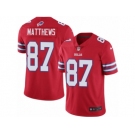 Men Nike Buffalo Bills #87 Jordan Matthews Limited Red Rush Vapor Untouchable NFL Jersey