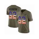 Men Nike Buffalo Bills #92 Adolphus Washington Limited Olive USA Flag 2017 Salute to Service NFL Jersey