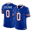 Men's Buffalo Bills #0 Keon Coleman Blue 2024 Draft F.U.S.E. Vapor Untouchable Limited Football Stitched Jersey