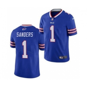 Men's Buffalo Bills #1 Emmanuel Sanders Blue Vapor Untouchable Limited Stitched Football Jersey
