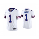 Men's Buffalo Bills #1 Emmanuel Sanders White Vapor Untouchable Limited Stitched Football Jersey