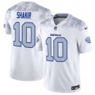 Men's Buffalo Bills #10 Khalil Shakir White 2025 F.U.S.E. “Rivalries” Vapor Limited Football Stitched Jersey