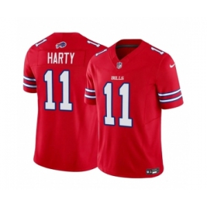 Men's Buffalo Bills #11 Deonte Harty Red 2023 F.U.S.E. Vapor Untouchable Limited Football Stitched Jersey