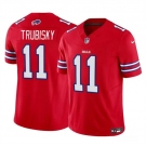 Men's Buffalo Bills #11 Mitch Trubisky Red 2023 F.U.S.E. Vapor Untouchable Limited Football Stitched Jersey