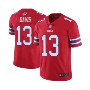 Men's Buffalo Bills #13 Gabriel Davis Red Vapor Untouchable Limited Stitched Jersey