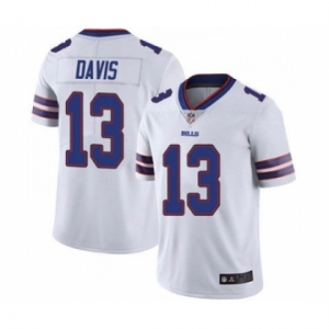 Men's Buffalo Bills #13 Gabriel Davis White Vapor Untouchable Limited Jersey