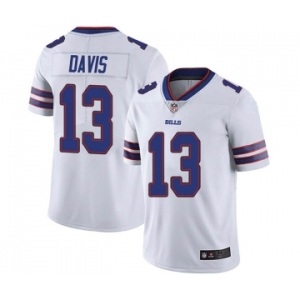 Men's Buffalo Bills #13 Gabriel Davis White Vapor Untouchable Limited Stitched Jersey