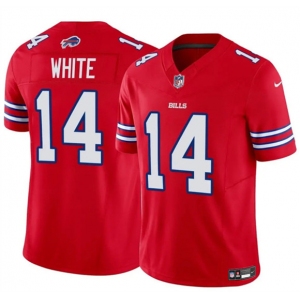 Men's Buffalo Bills #14 Mike White Red 2025 F.U.S.E. Vapor Untouchable Limited Football Stitched Jersey