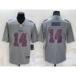 Men's Buffalo Bills #14 Stefon Diggs Grey Atmosphere Fashion Vapor Untouchable Stitched Limited Jersey