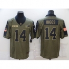 Men's Buffalo Bills #14 Stefon Diggs Nike Olive 2021 Salute To Service Limited Player Jersey