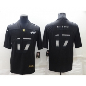 Men's Buffalo Bills #17 Josh Allen Black 2022 Shadow Vapor Untouchable Stitched Nike Limited Jersey