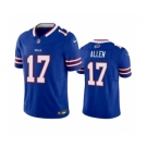 Men's Buffalo Bills #17 Josh Allen Blue 2023 F.U.S.E. Vapor Untouchable Limited Stitched Jersey