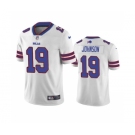 Men's Buffalo Bills #19 KeeSean Johnson White Vapor Untouchable Limited Stitched Jersey