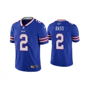 Men's Buffalo Bills #2 Tyler Bass Blue Vapor Untouchable Limited Stitched Jersey