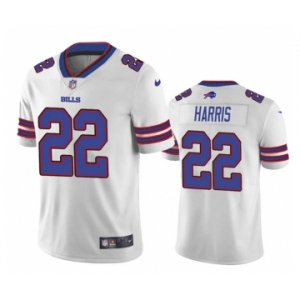 Men's Buffalo Bills #22 Damien Harris White Vapor Untouchable Limited Stitched Jersey