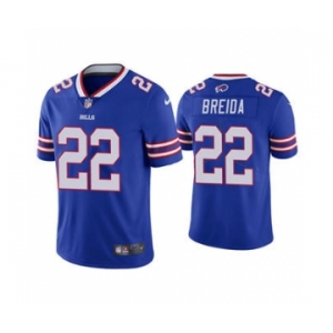 Men's Buffalo Bills #22 Matt Breida Blue Vapor Untouchable Limited Stitched Football Jersey