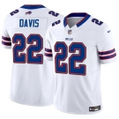 Men's Buffalo Bills #22 Ray Davis White 2024 F.U.S.E. Vapor Untouchable Limited Stitched Football Jersey