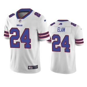 Men's Buffalo Bills #24 Kaiir Elam White Vapor Untouchable Limited Stitched Jersey